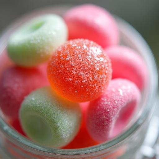 Particolare di caramelle artigianali